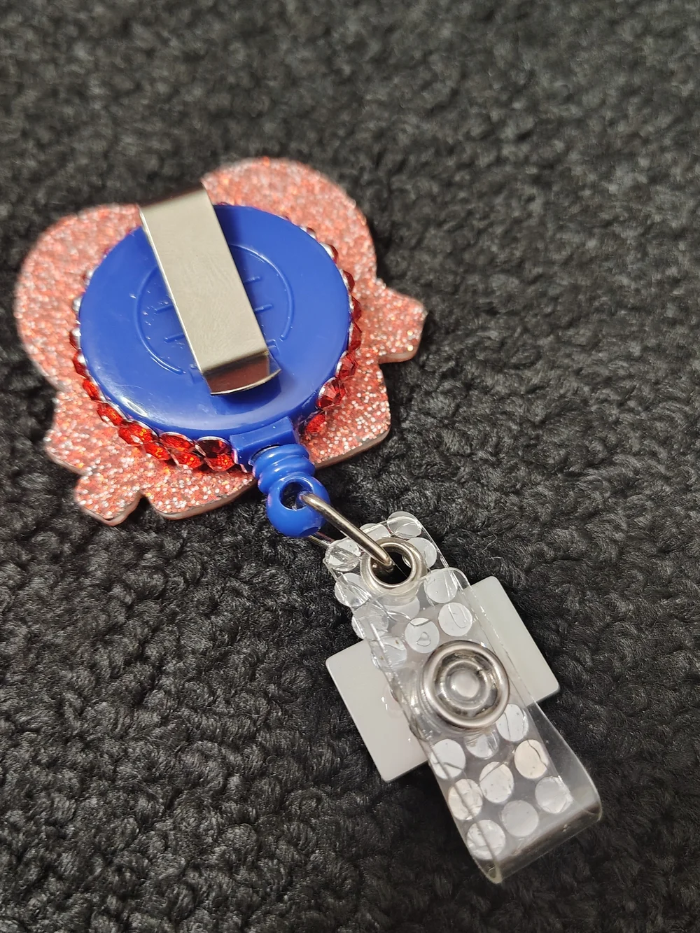 Snoopy Peanuts Patriotic Retractable Badge Reel